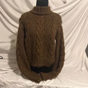 American Eagle - Brown High Neck Sweater
